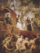 Peter Paul Rubens The Landing of Marie de'Medici at Marseilles (mk080 painting